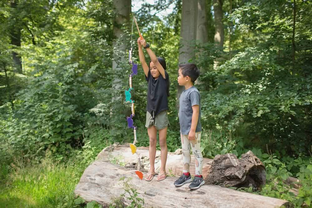 Pêche aux crabes acrobates en bois, BS-Toys