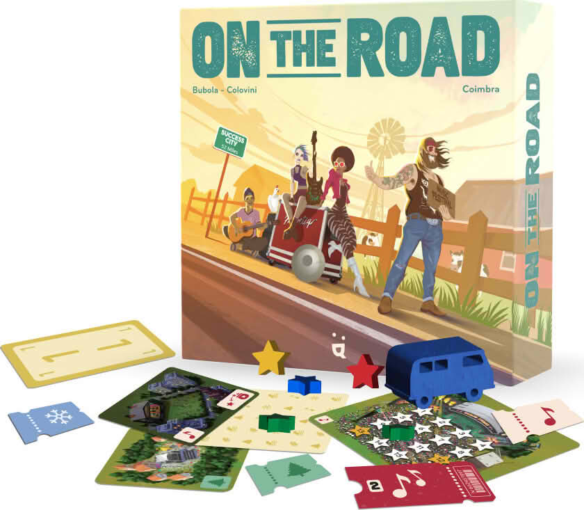 On the road Jeu de société Helvetiq