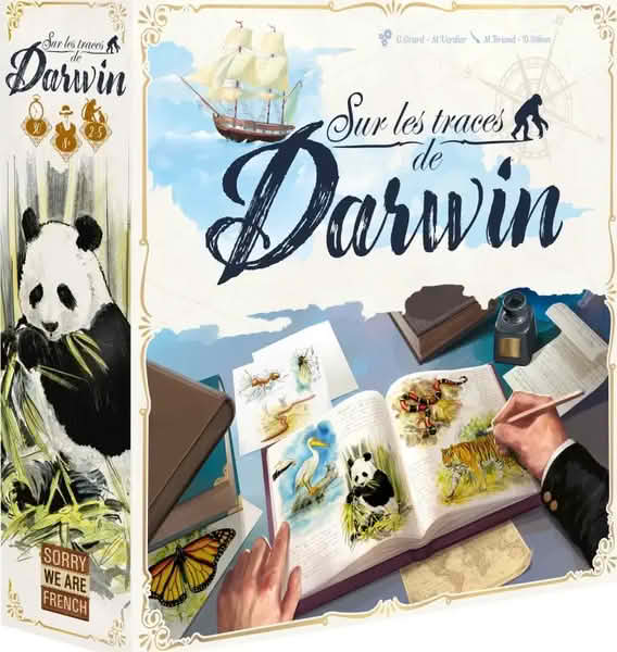 Sur les traces de Darwin, jeu de société Gigamic