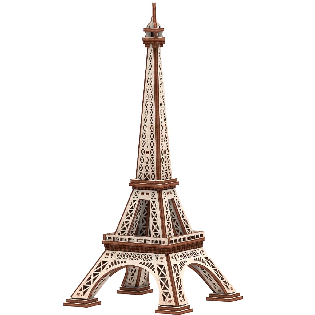 Maquette en bois Tour Eiffel - La Magie des Automates