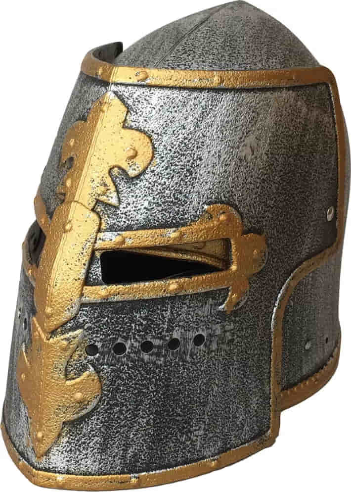 Heaume (ou haume) ou casque de chevalier médiéval