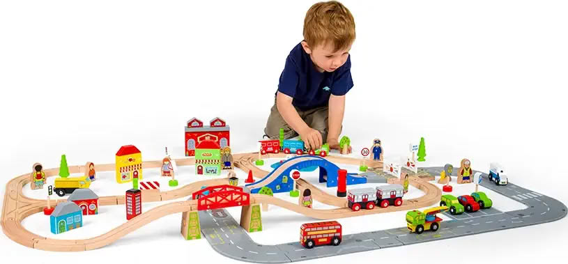 Train en bois, Train pour enfants, Train en bois, Un jouet, Train
