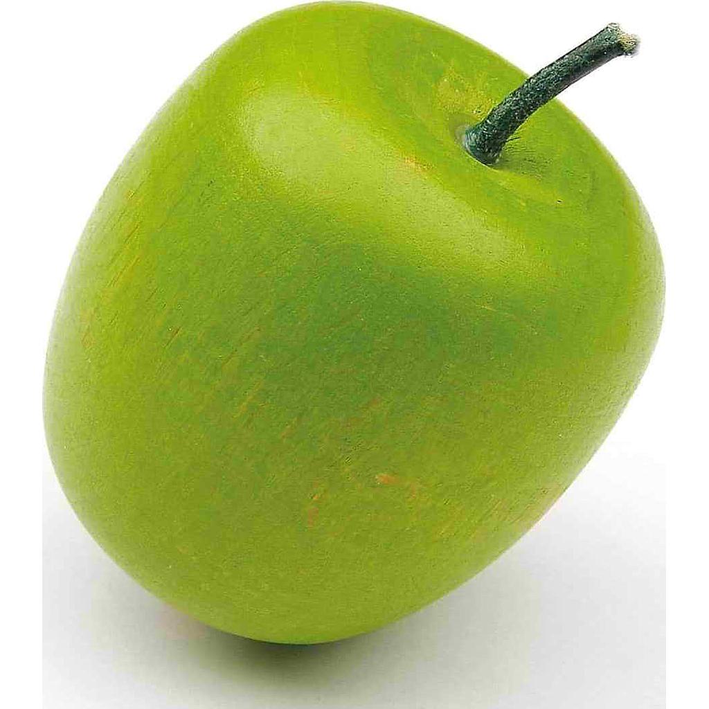 Pomme de dinette en bois, reinette ou granny smith, Erzi